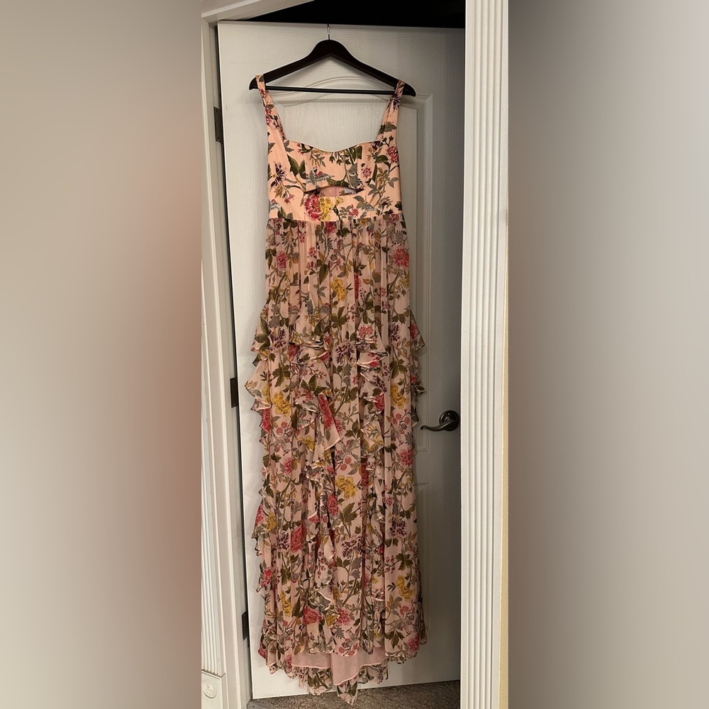 CINQ A SEPT XIOMARA FLORAL DRESS - Picture 4 of 12